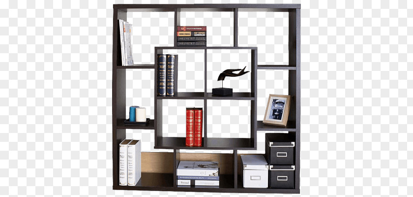 Room Divider Shelf Bookcase Espresso Furniture PNG