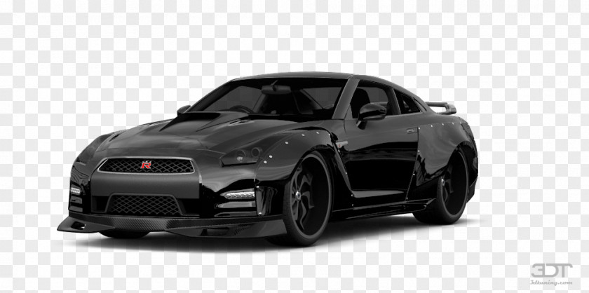 Car Nissan GT-R Mid-size Alloy Wheel Automotive Lighting PNG