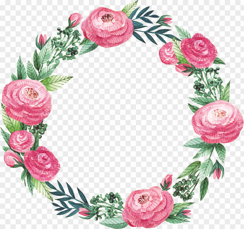 Floral Wreath Calendar Etsy February Caledon FM PNG