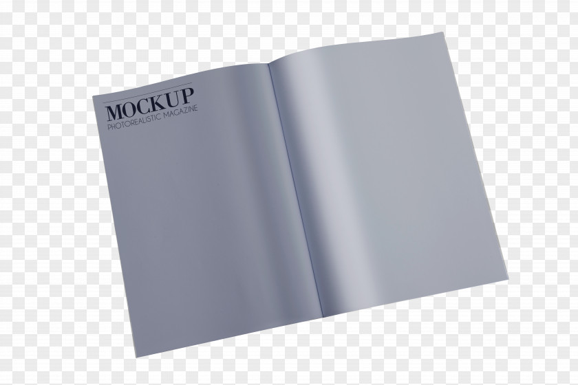 Silver Page Magazine Computer File PNG