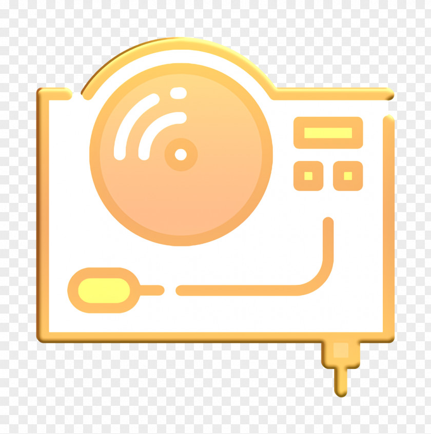 Vinyl Player Icon Turntable Party PNG