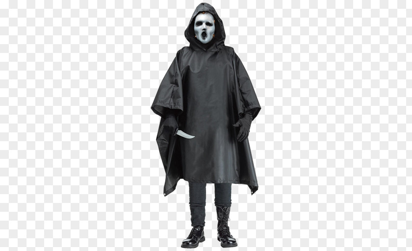 Mask Ghostface Halloween Costume Scream Party PNG