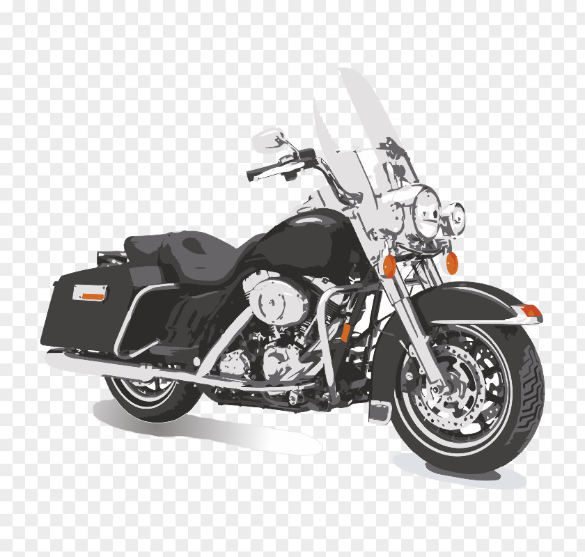 Motorcycle Harley-Davidson Road King Helmets Touring PNG