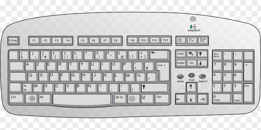 Wired Keyboard Computer Clip Art PNG