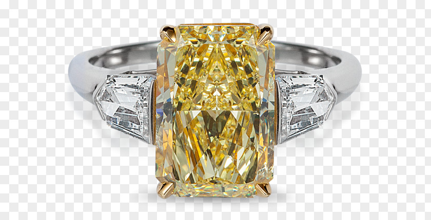 Jewelers Loupes Fancy Engagement Ring Diamond Cut Tiffany Yellow PNG