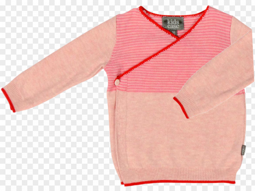 New Born Babies Sleeve Shoulder Sweater Outerwear Pink M PNG