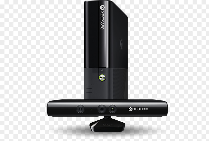 Xbox Kinect Adventures! 360 Black Video Game Consoles PNG