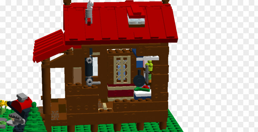 Lakeside Cabin Lego Ideas House LEGO Digital Designer Minifigure PNG