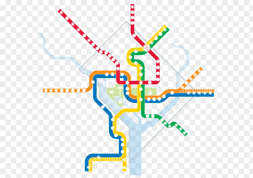 Metro Rapid Transit Map Washington Metropolitan Area Authority Train PNG