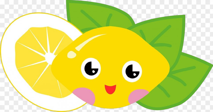 Sticker Smile Green Yellow Clip Art Cartoon Plant PNG
