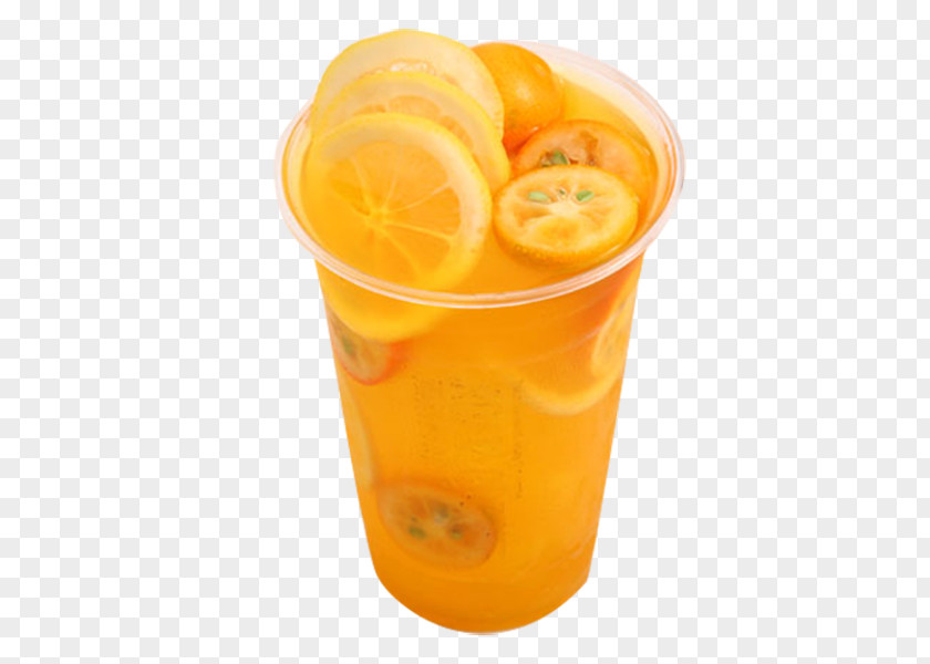 Yellow Lemon Flavor Fresh Fruit Tea Orange Juice Fuzzy Navel Lemonade Drink PNG
