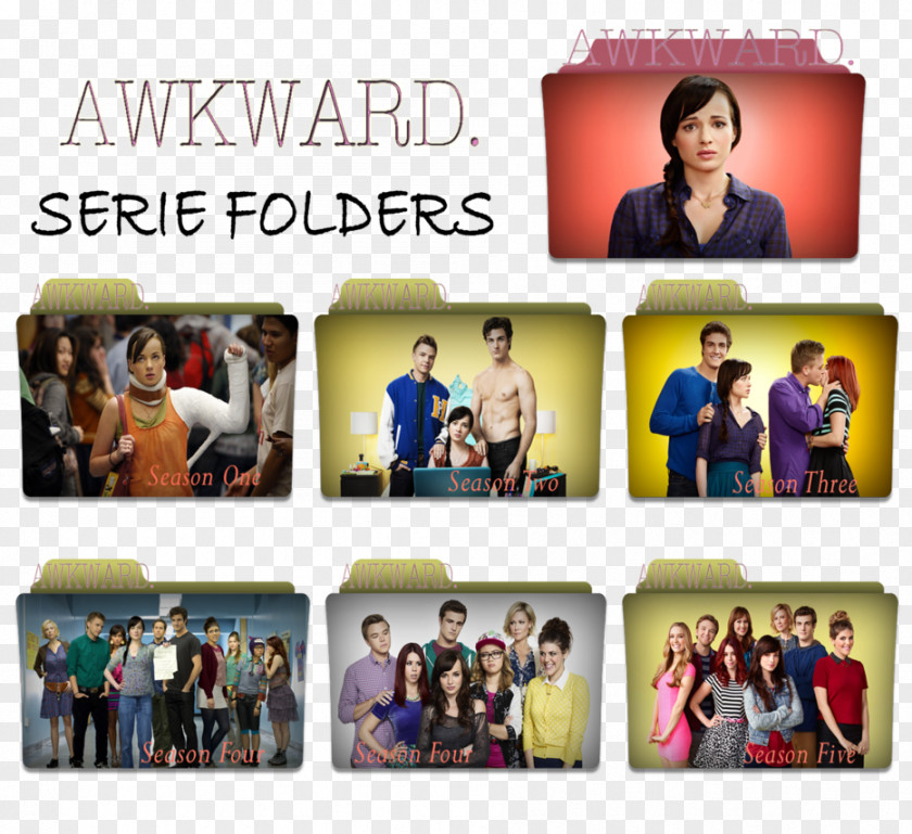 Awkward Television Show Public Relations Collage PNG