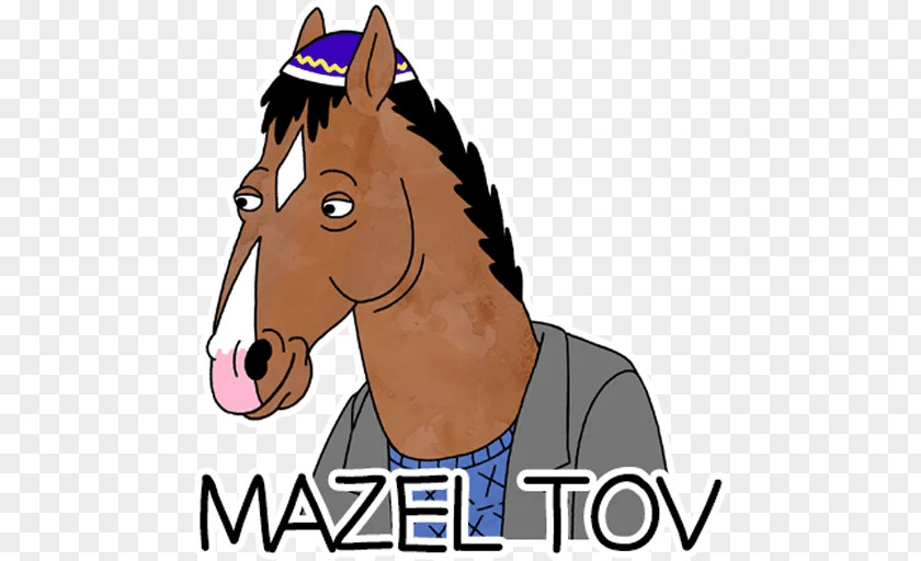 Bojack Horseman Mule Sticker Pony Biscuits Mustang PNG