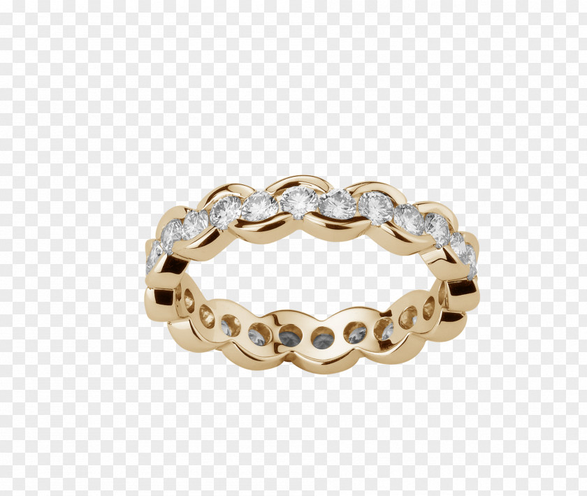 Diamond Wedding Ring Silver Bracelet Body Jewellery PNG