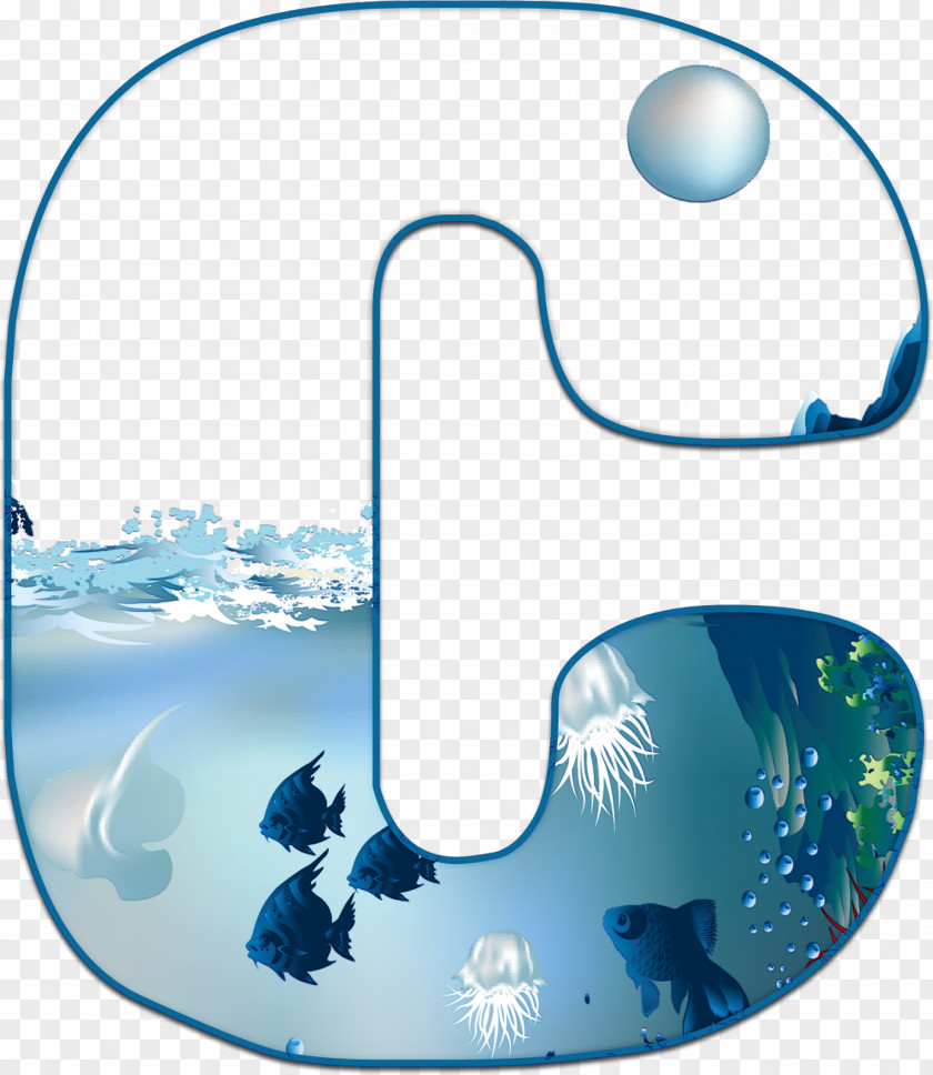 Sea Letter Alphabet Clip Art PNG