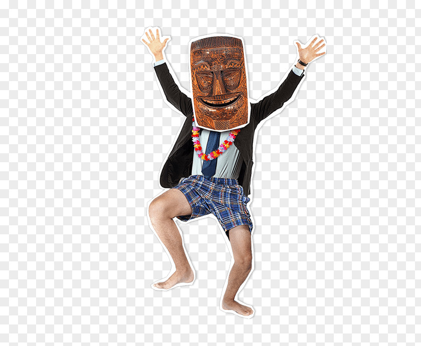 Tiki Party Shoulder Costume PNG
