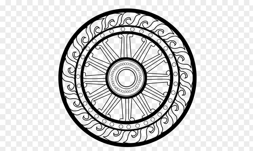 Wheel Of Dharma Dharmachakra Buddhism Clip Art PNG