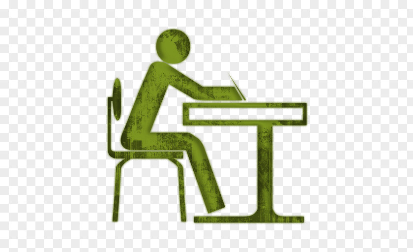 Art Clip Student Work At Desk Study Skills Icon PNG