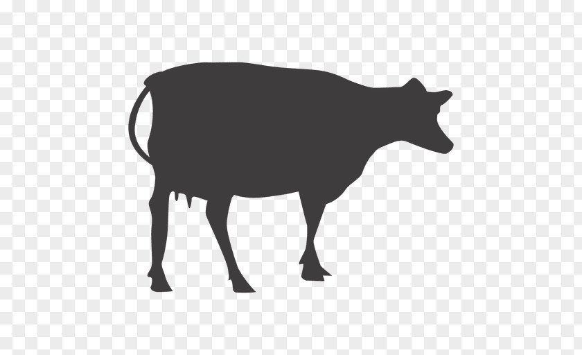 Cows Vector Cattle Silhouette Clip Art PNG