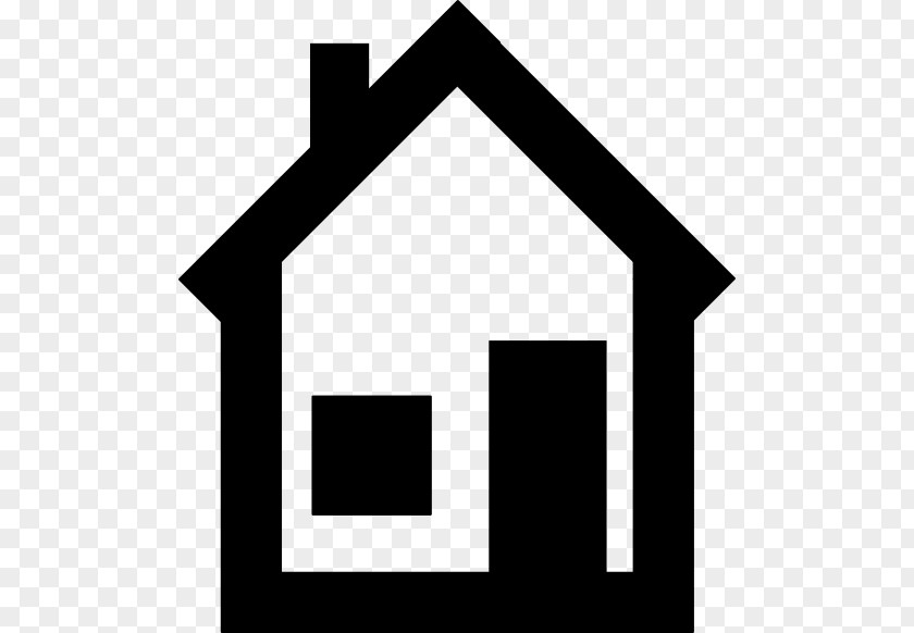 House Image Clipart Black And White Clip Art PNG