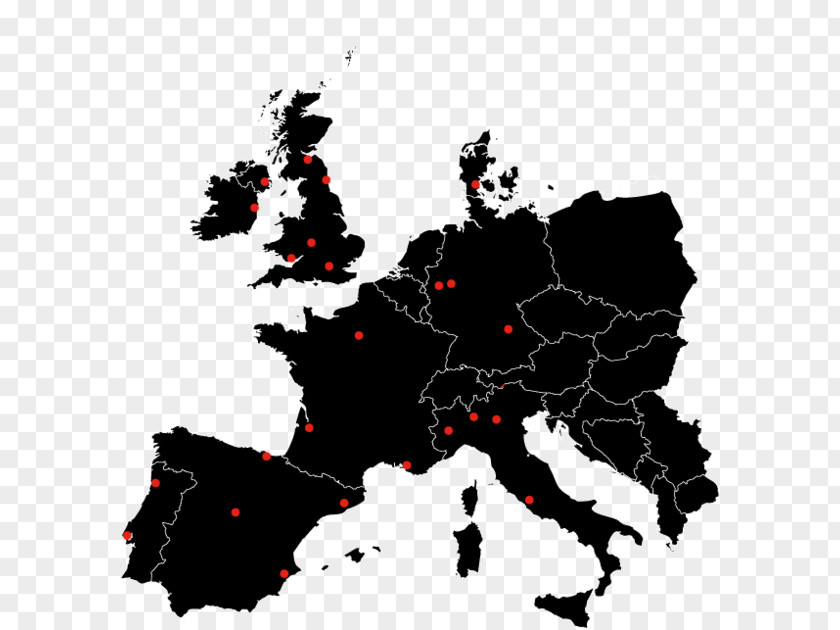 Map Europe World Blank Mapa Polityczna PNG