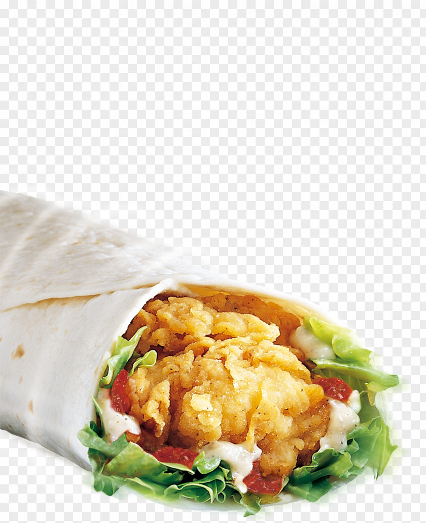 Mexican Chicken Roll Material KFC Fast Food Hamburger Meat Burrito PNG
