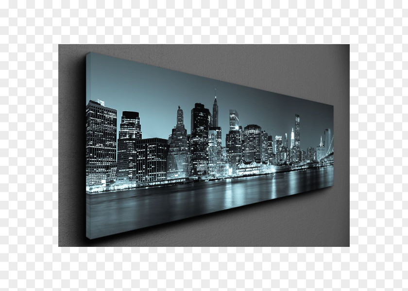 Panorama Manhattan Skyline Stock Photography PNG