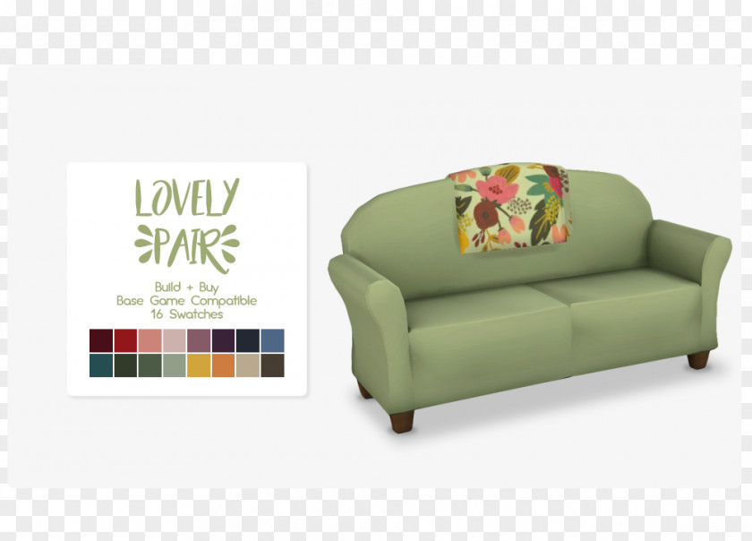 Table The Sims 4 Loveseat 2 3 PNG