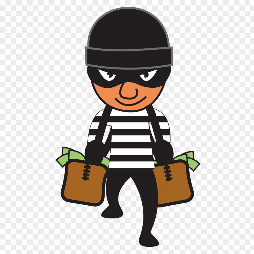 Thief Theft Robbery Cartoon PNG