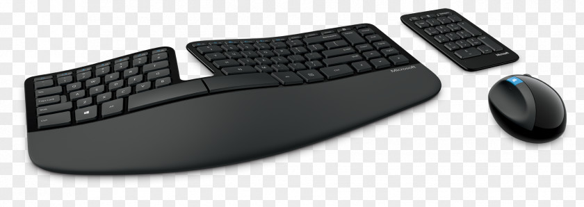 USB Computer Keyboard Mouse Ergonomic Microsoft Natural PNG