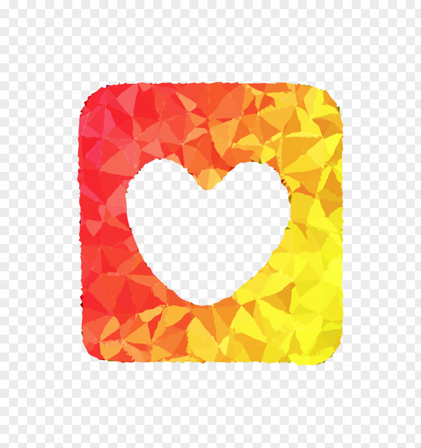 Yellow Heart M-095 PNG