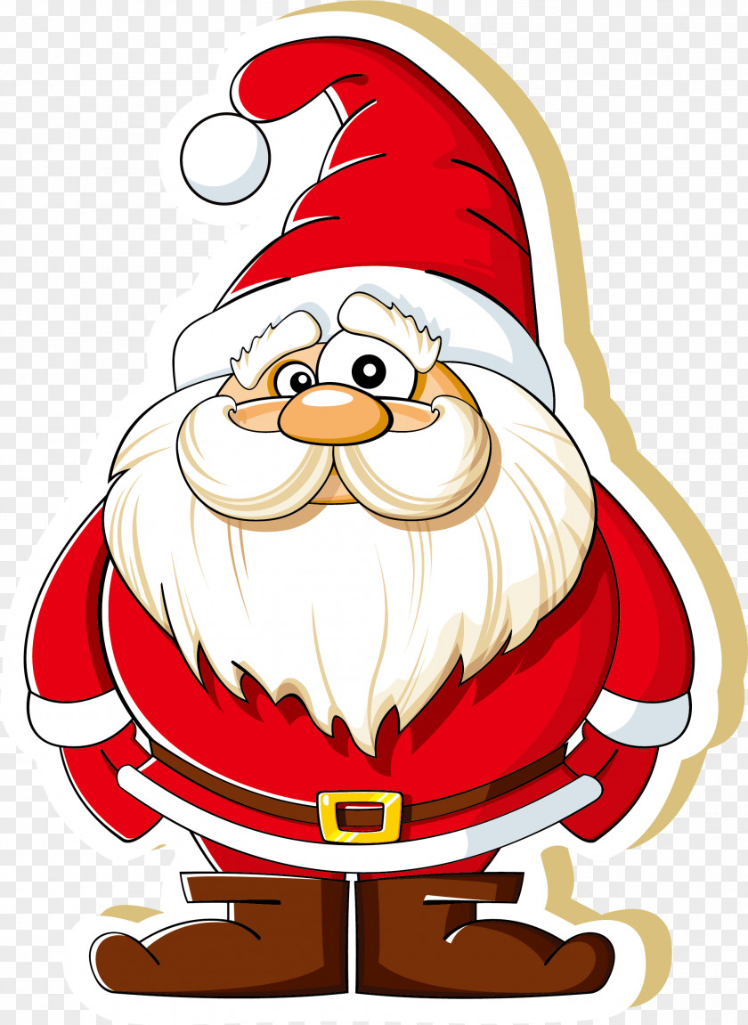 Cartoon Santa Claus Ded Moroz Christmas Clip Art PNG