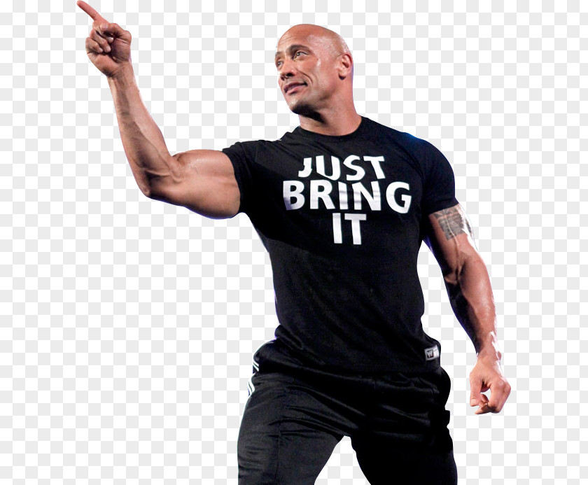 Dwayne Johnson WWF SmackDown! Just Bring It WWE Raw T-shirt PNG T-shirt, dwayne johnson clipart PNG