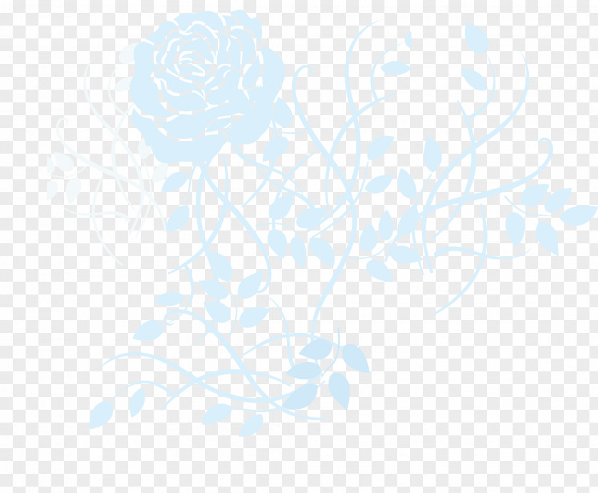 Light Blue Floral Background Graphic Design Pattern PNG