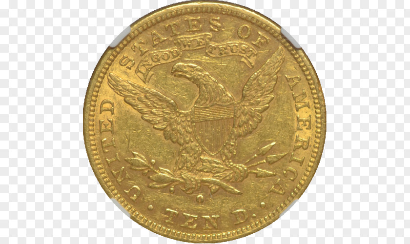 Coin Gold Quarter Eagle PNG