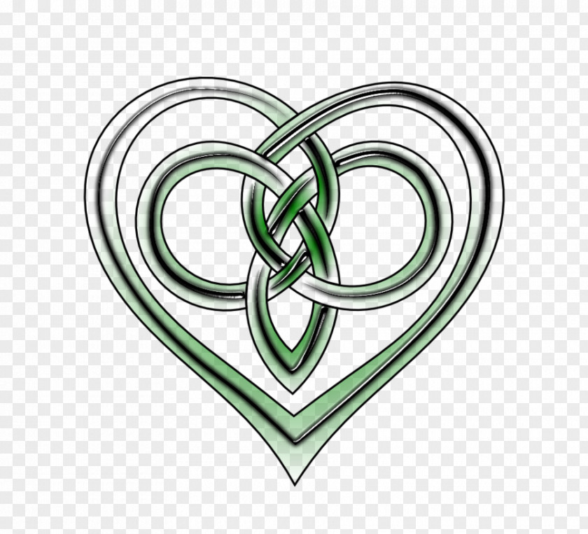 Heart Celtic Knot Celts Triquetra Drawing PNG