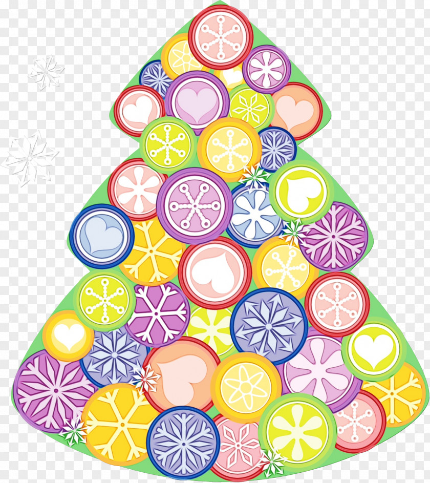 Holiday Ornament Wet Ink Clip Art Pattern Circle PNG