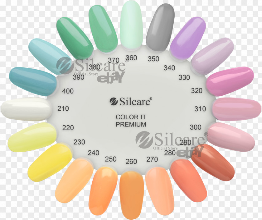 Nail Lakier Hybrydowy Color Chart Lacquer PNG