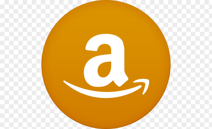 Amazon Text Symbol Yellow Sphere Orange PNG