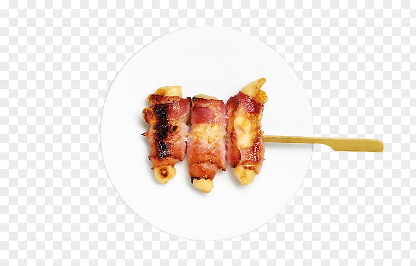 Bacon Roll Yakitori Sushi Makizushi Take-out Souvlaki PNG