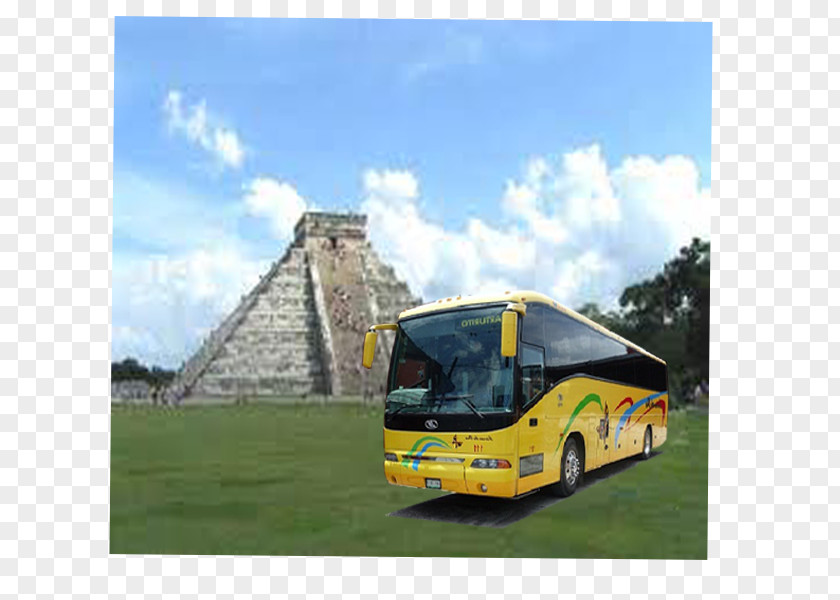 Bus Commercial Vehicle Chichen Itza Car Cancún PNG
