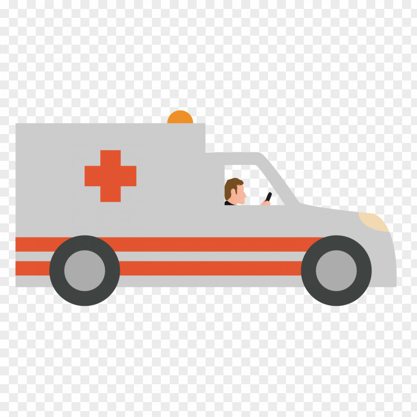 Driving Ambulance Car Vehicle Icon PNG