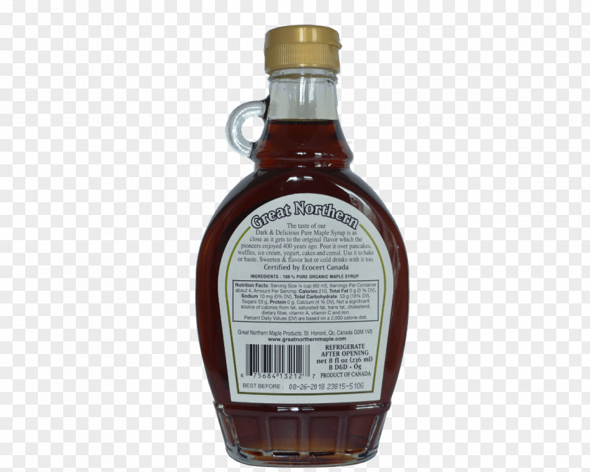 Maple Syrup Bottle Liqueur Dessert Wine Whiskey Sauce PNG