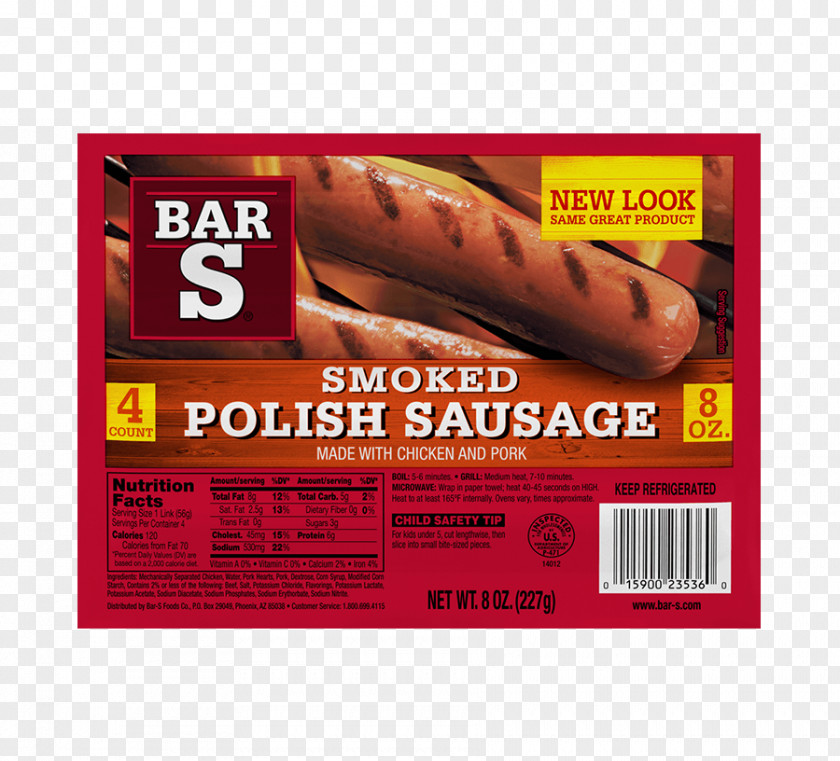 Smoked Sausage Hot Dog Rookworst Barbecue Kroger PNG