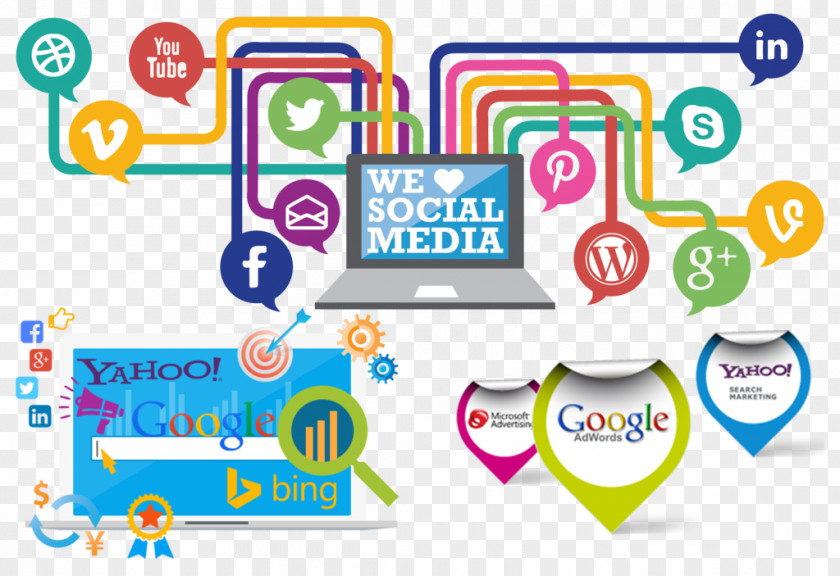 Social Media Optimization Marketing Business PNG
