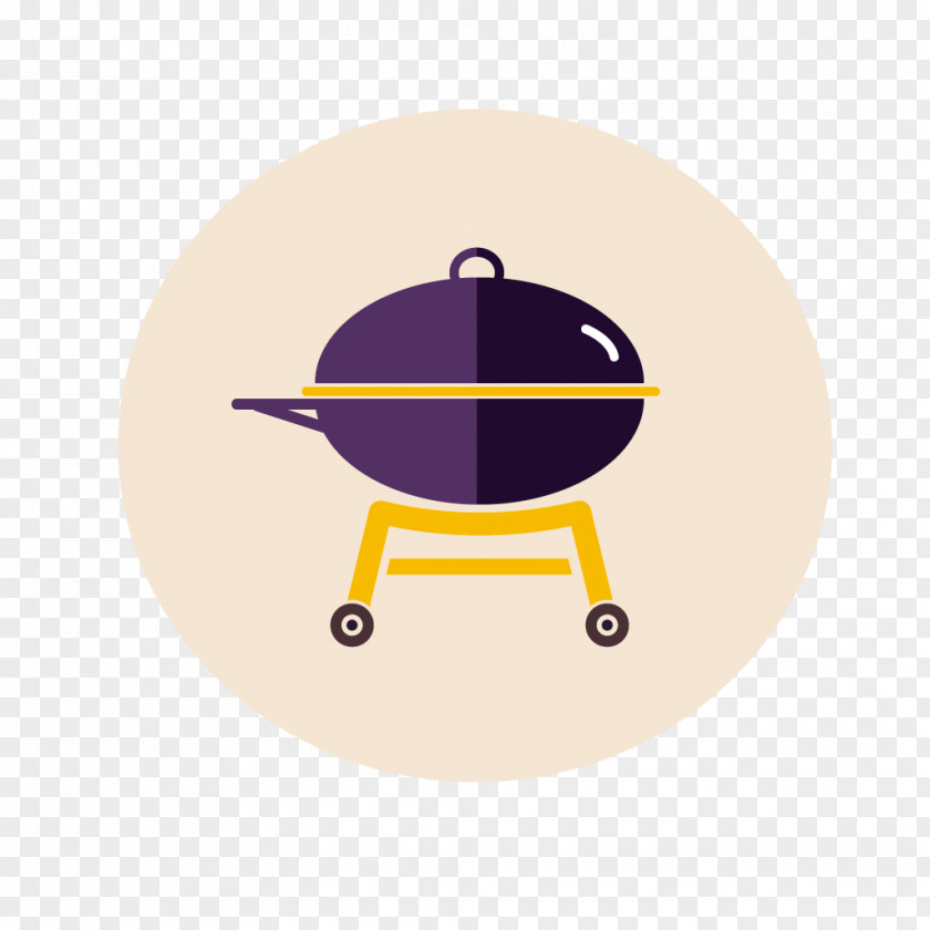 Barbecued Icon Yellow Product Design Line Clip Art PNG