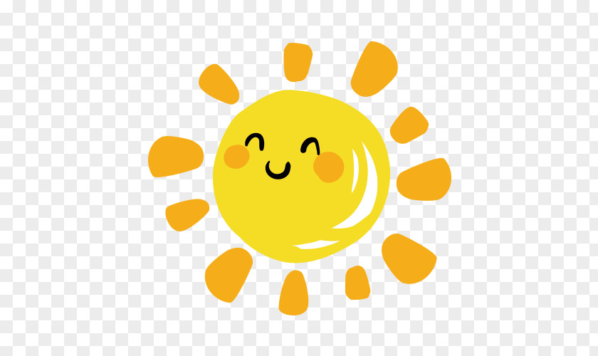 Cartoon Sun Smiley Sunlight PNG