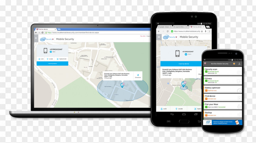 McAfee Mobile Security Antivirus Software Phones Android PNG security software Android, viral mailer clipart PNG