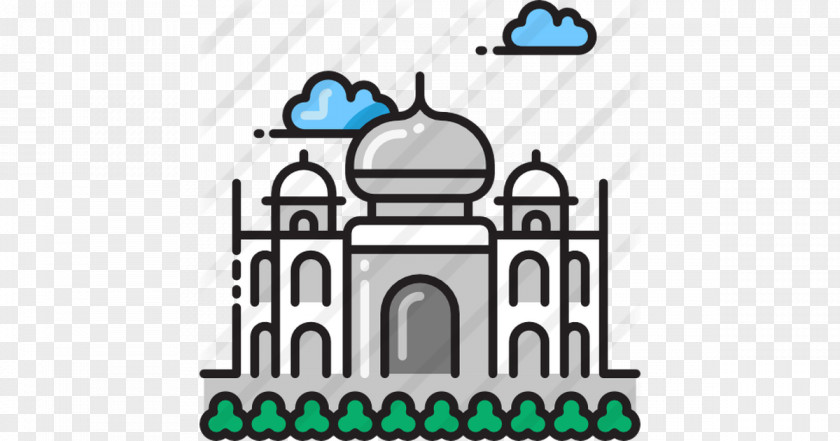 Taj Mahal Vector Clip Art Illustration Graphics Image PNG