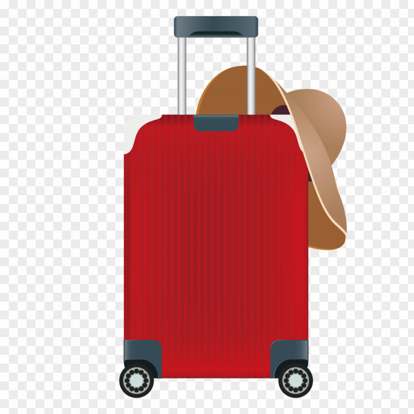 Vector Suitcase Travel Woman Icon PNG